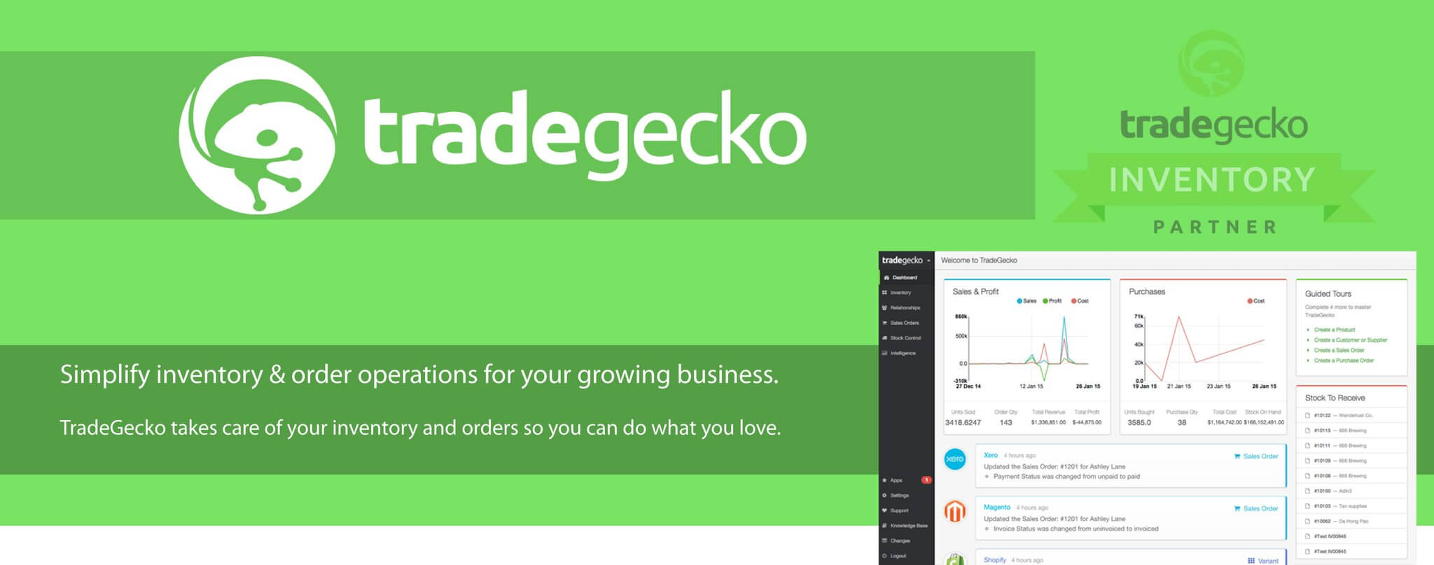 TradeGecko - Stock management plugin