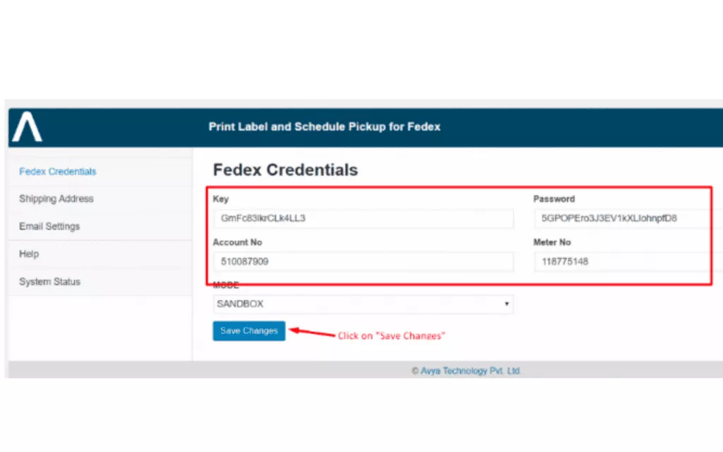 Print Label and Schedule Pickup for FedEx